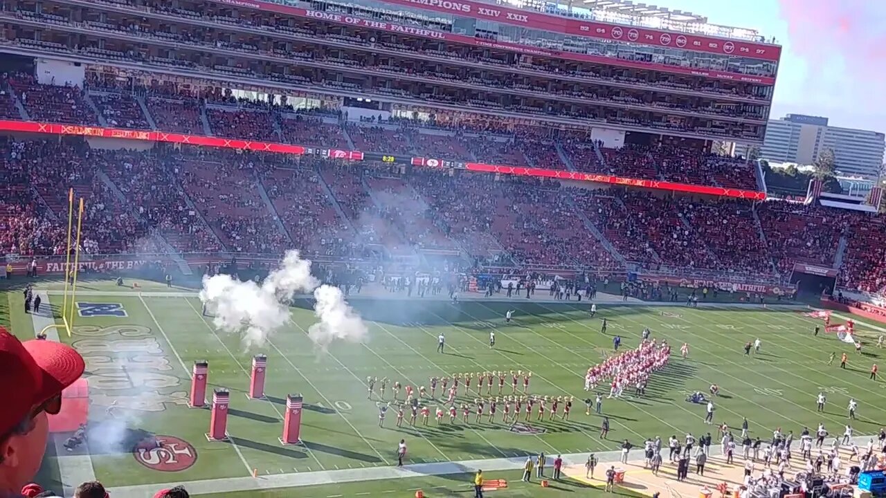 San Francisco 49ers players entrance and intros