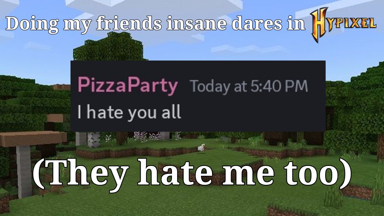 Doing My Friends' Insane Dares in Hypixel...