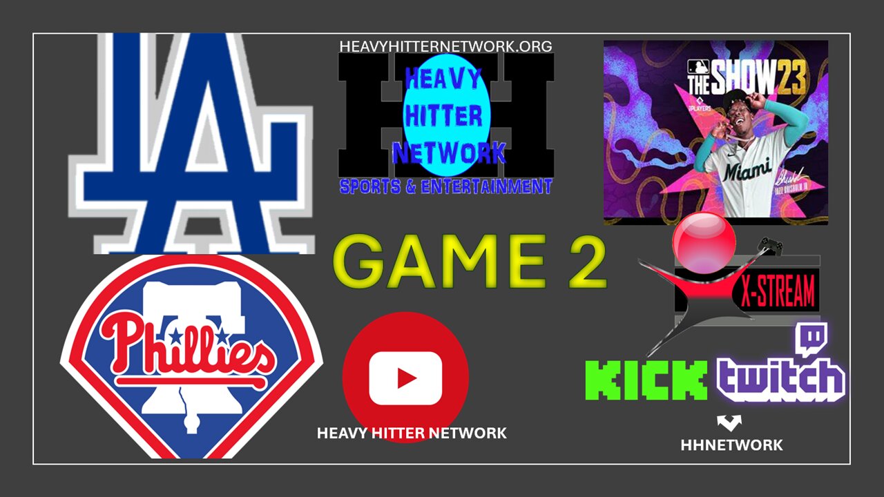 MLB THE SHOW: DODGERS @ PHILLIES (GAME 2)