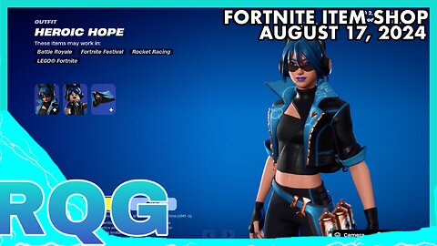 "NEW" HEROIC HOPE SKIN IS HERE!! FORTNITE ITEM SHOP (August 17, 2024)