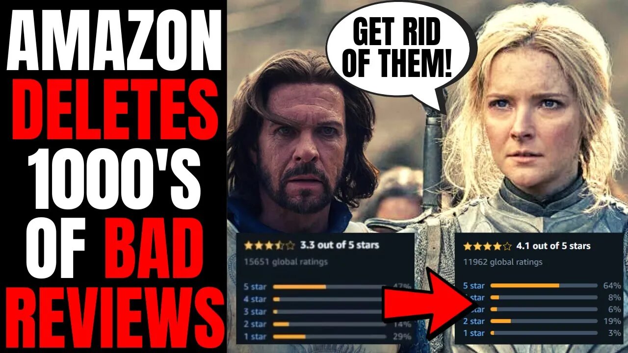 Amazon Deletes THOUSANDS Of Bad Rings Of Power Reviews! | Full MELTDOWN, Caught Doing DAMAGE CONTROL