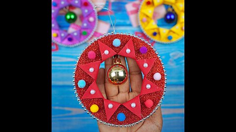 Beautiful Christmas Ornaments Making At Home🎄Handmade Christmas Tree Ornaments