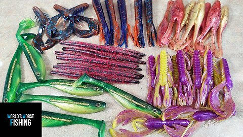 College FOOTBALL Themed Fishing Lures...Football Team Colored Baits