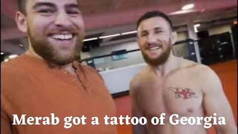 Merab got a tattoo of Georgia because the ufc doesnt allow flags Its funny but crazy