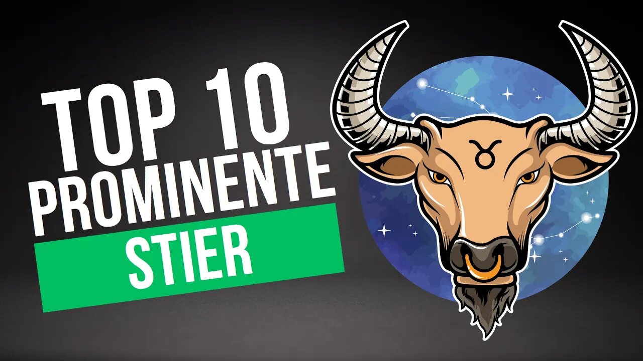 🐂✨ Stier: Top Ten Berühmte Personen 🌟 | Astrologie Erklärt! 🌌 #stier #berühmtekünstler