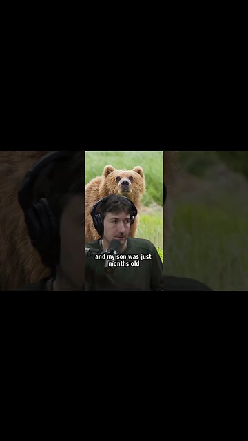 How Glenn Villeneuve protected his family from a grizzly bear in the Alaskan wilderness? Joe Rogan