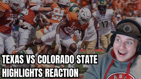 Texas Longhorns vs. Colorado State Rams REACTION