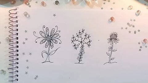 Desenhos de Flores Simples e Fáceis de Fazer