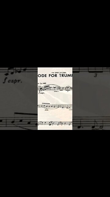 Ode for Trumpet w/ Heinz Karl Schwebel [Álbum Outono Perdido / Lost Autumn] - Trumpet Solo