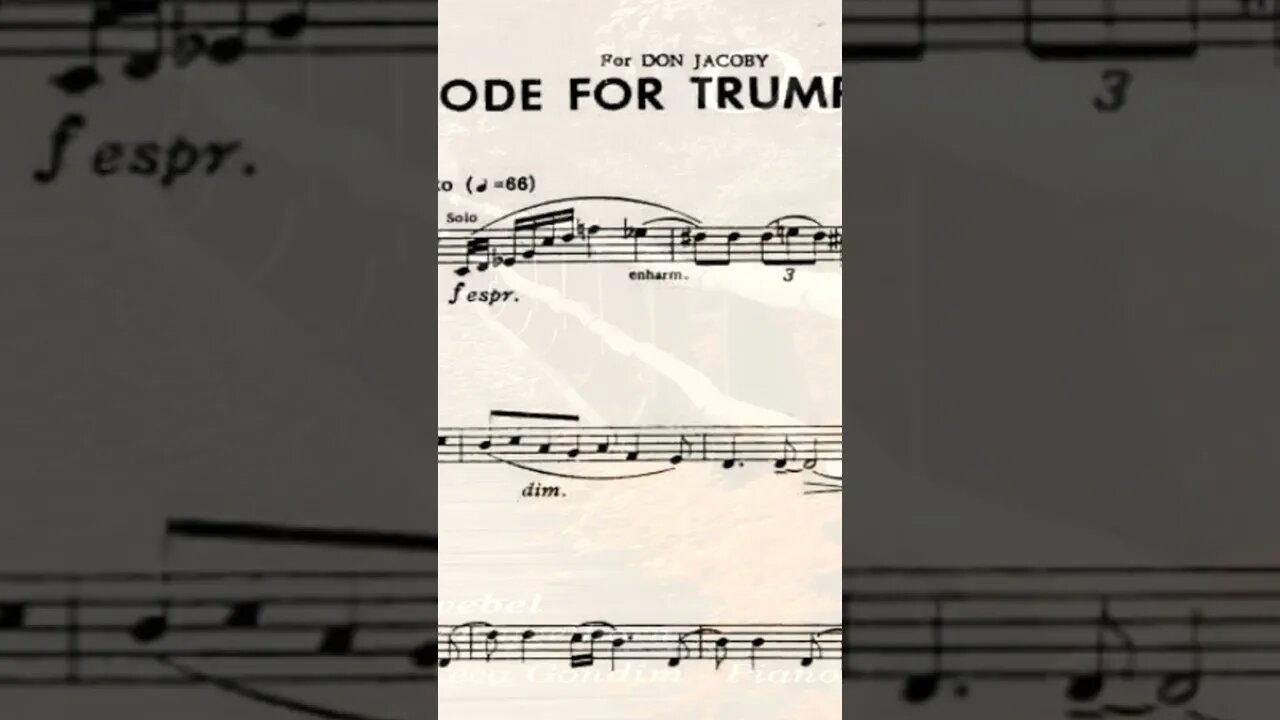 Ode for Trumpet w/ Heinz Karl Schwebel [Álbum Outono Perdido / Lost Autumn] - Trumpet Solo