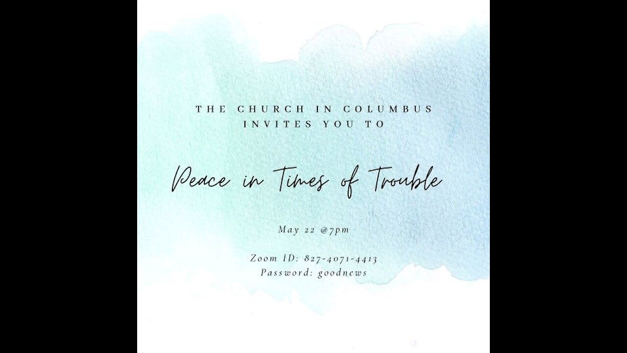 Peace in Times of Trouble (gospel message)
