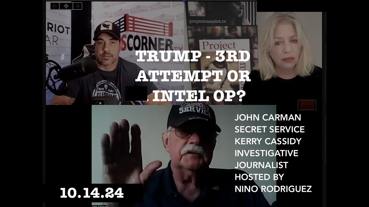 Kerry Cassidy, Nino Rodriguez and John Carman - Trump 3Rd Attempt Or Intel Op?