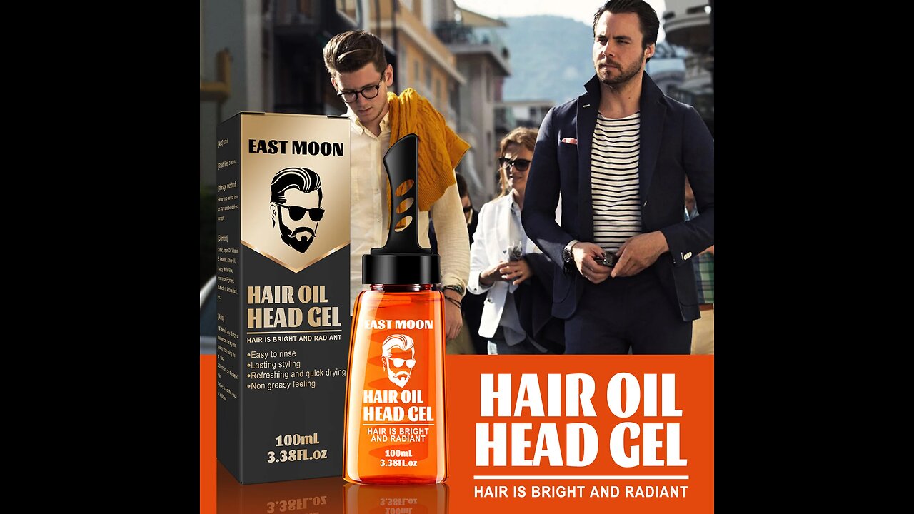 Hair Wax Gel With Wide Tooth Comb Men Long-lasting