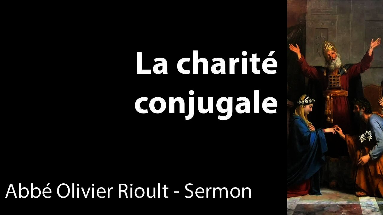 La charité conjugale - Sermon