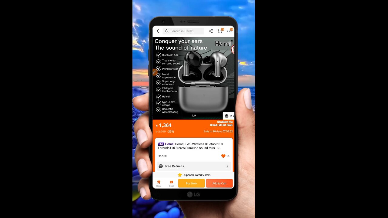 Wireless Bluetooth Wireless Headphone. অসাধারণ ডিজাইনের এই ব্লুটুথ ইয়ারফোন কিনুন ডিসকাউন্ট মূল্য।