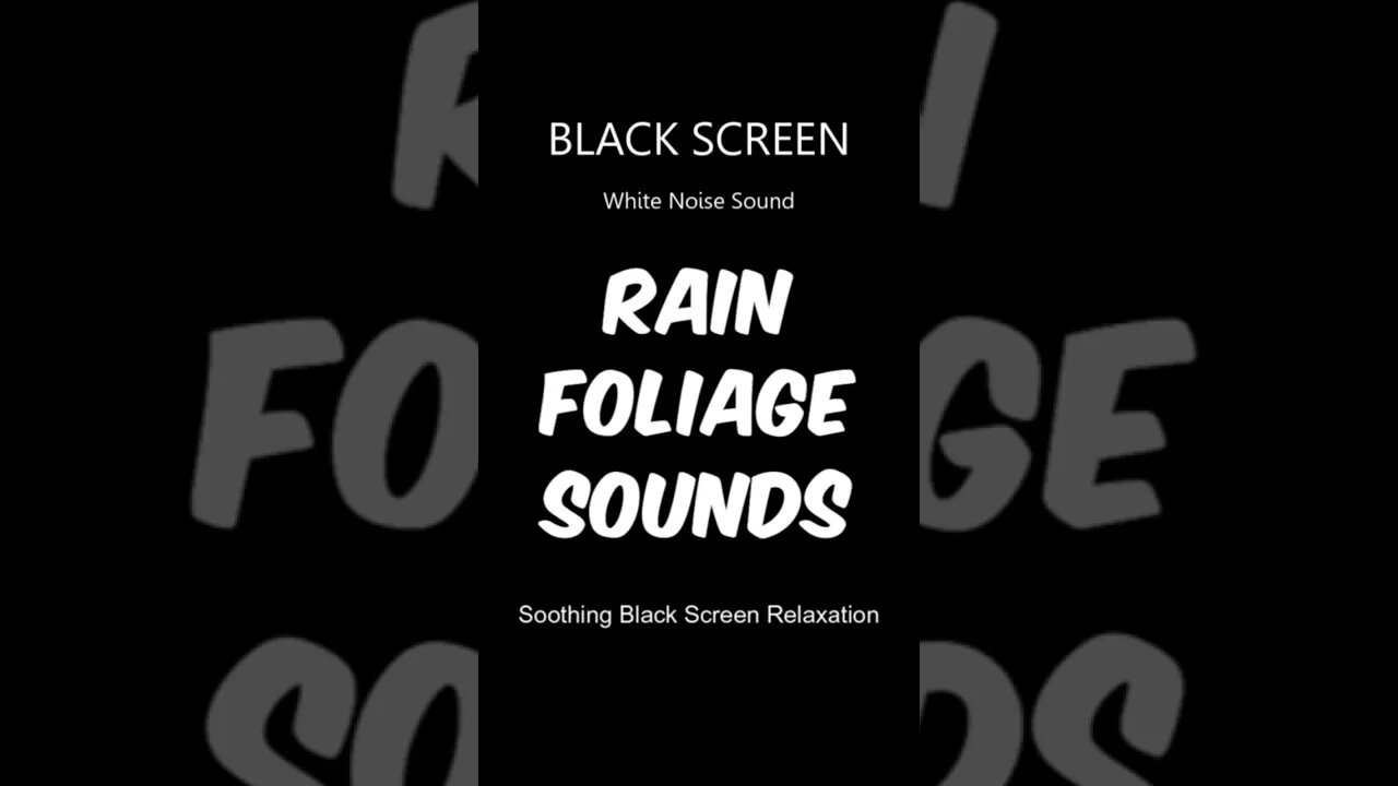 White Noise Sounds #whitenoise #sleepsounds #blackscreen