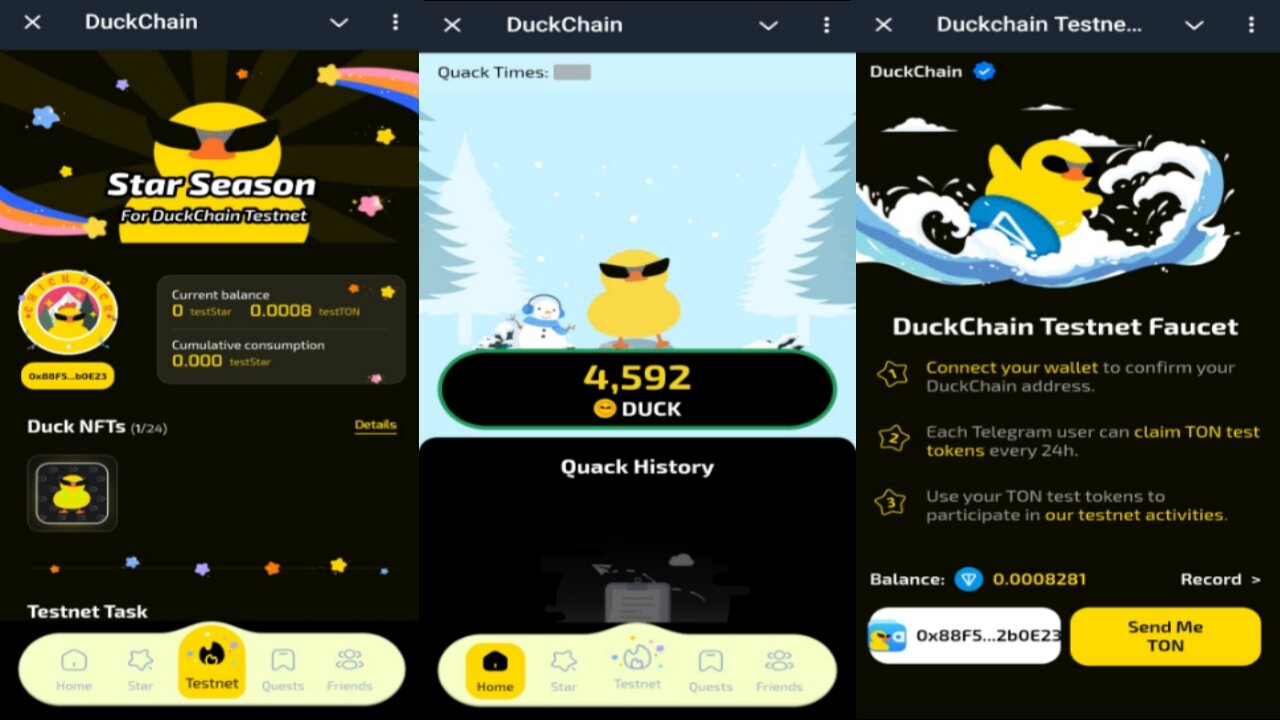 DuckChain | Join And Mint Exclusive Free NFTs NOW! | The First TON Layer 2 | Telegram Crypto Bot