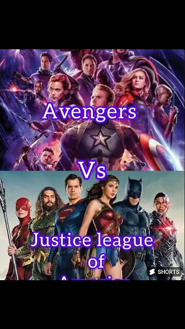 Avengers♥️ vs Justice league of America💛 #shorts #ytshorts #marvel #viral #trending. 0:44