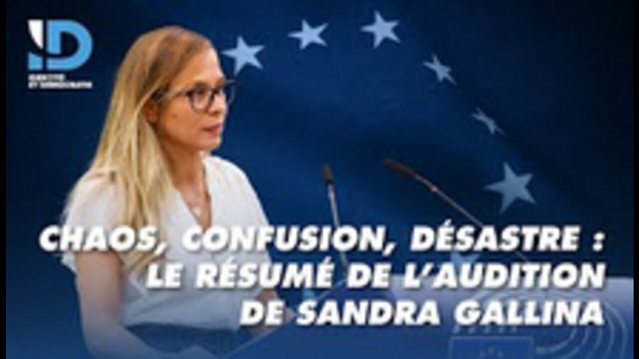 Chaos, confusion, désastre le résumé de l'audition de Sandra Gallina