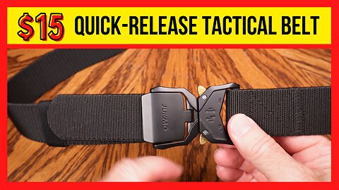 Inexpensive Quick Release Tactical Belt. Short Review