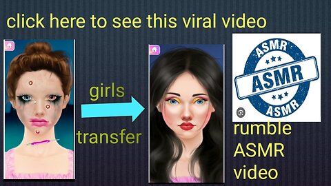 Viral ASMR video # girls makeup & transfermation ❤️💕❤️