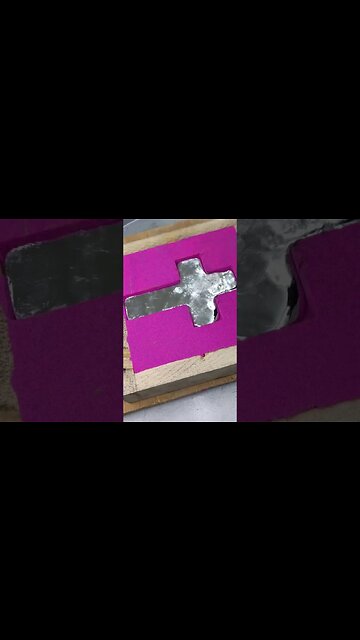 Using Chocolate with Kinetic Sand. Pattern Making #shorts