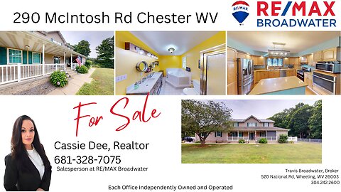 WV Real Estate 290 McIntosh Chester WV