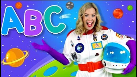 Alphabet Space - ABC Songs for Kids - Learn the alphabet