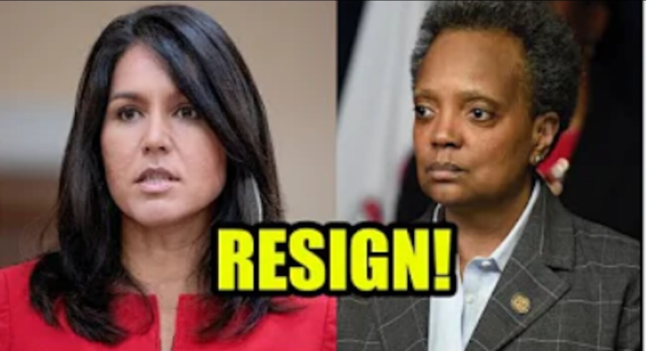 Tulsi Gabbard calls on SOCIALIST DEMOCRAT Lori Lightfoot to RESIGN!