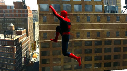 SpiderMan (Tobey Maguire Suit) chases down a Pidgeon