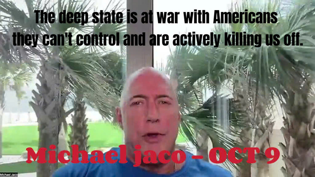 The deep state is at war with Americans they can't control and are actively killing us off.