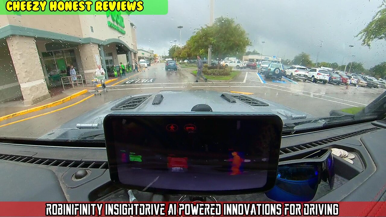 Robofinity InsightDrive: First AI-Powered Thermal Imaging Dashcam. Hazard night vision