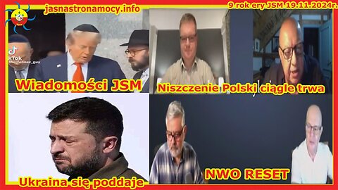 WIADOMOŚCI JSM Niszczenie Polski ciągle trwa Ukraina się poddaje NWO RESET