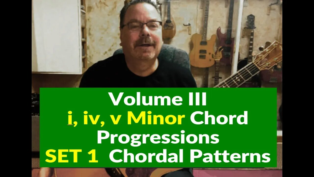 i iv v Minor Chord Progression SET 1