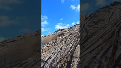 going over the bars 😱🤣 #wipeout #dirtbike #motocross #fail #crash #2stroke