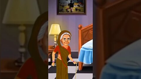 बूढ़ी रूक्मणी दादी #viral #cartoon #animation #story #hindi @ukkidstoon