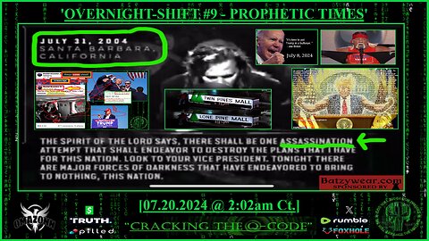 "OVERNIGHT-SHIFT #9" - 'PROPHETIC TIMES'