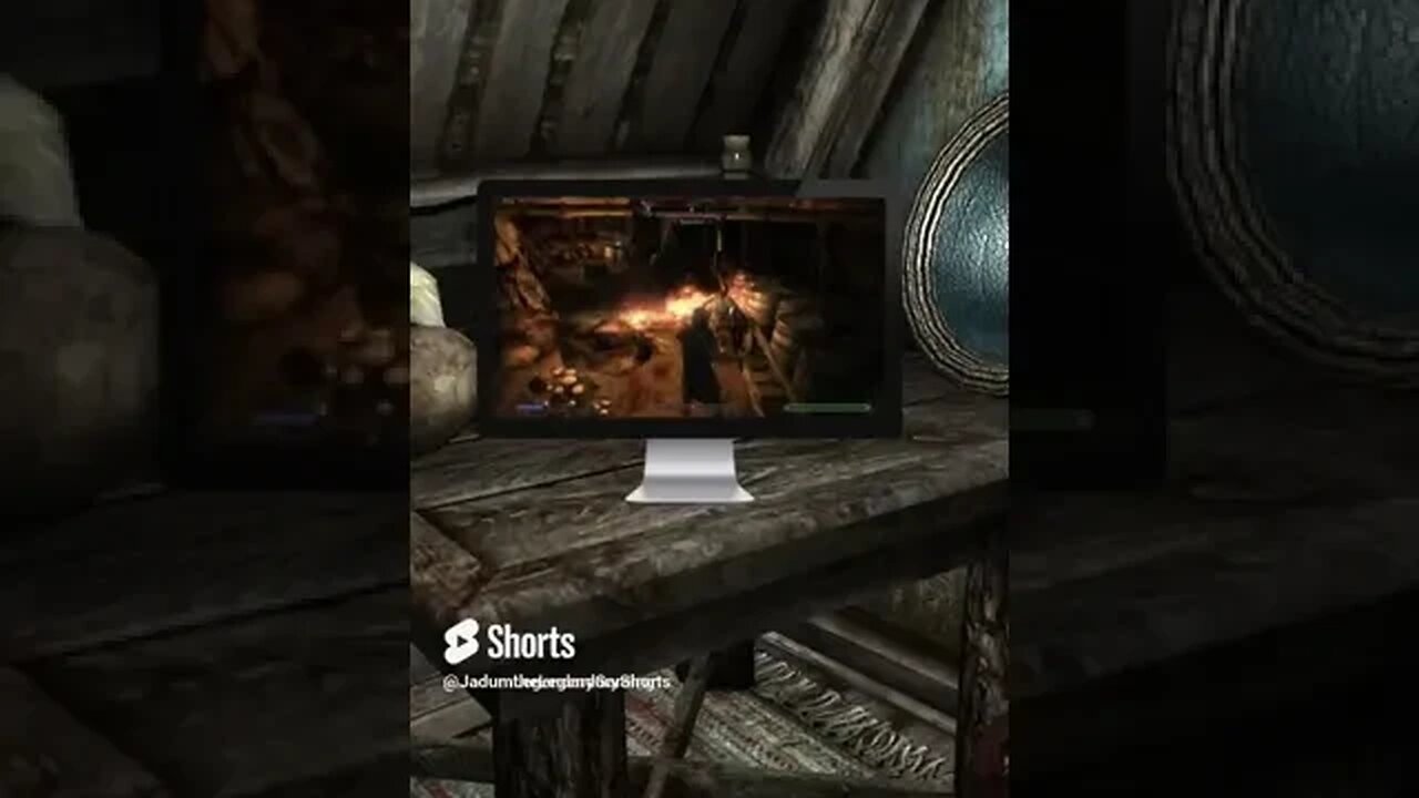 Skyrim in 23 seconds #funnyclips #gaming #funnymoments #skyrim