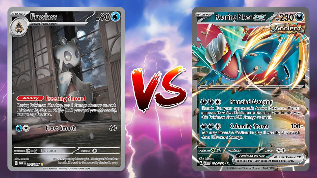 Pokemon TCG Live Hisuian Braviary Froslass VS Roaring Moon EX!!