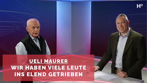 Ueli Maurer: «Wir haben viele Leute ins Elend getrieben»