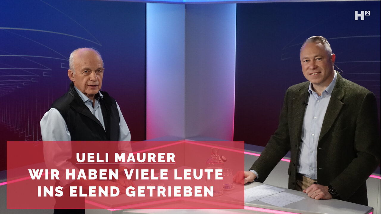 Ueli Maurer: «Wir haben viele Leute ins Elend getrieben»