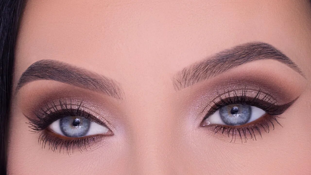 Soft Glam Eye Look With Brown Eyeliner Makeup Tutorial | Maven Beauty