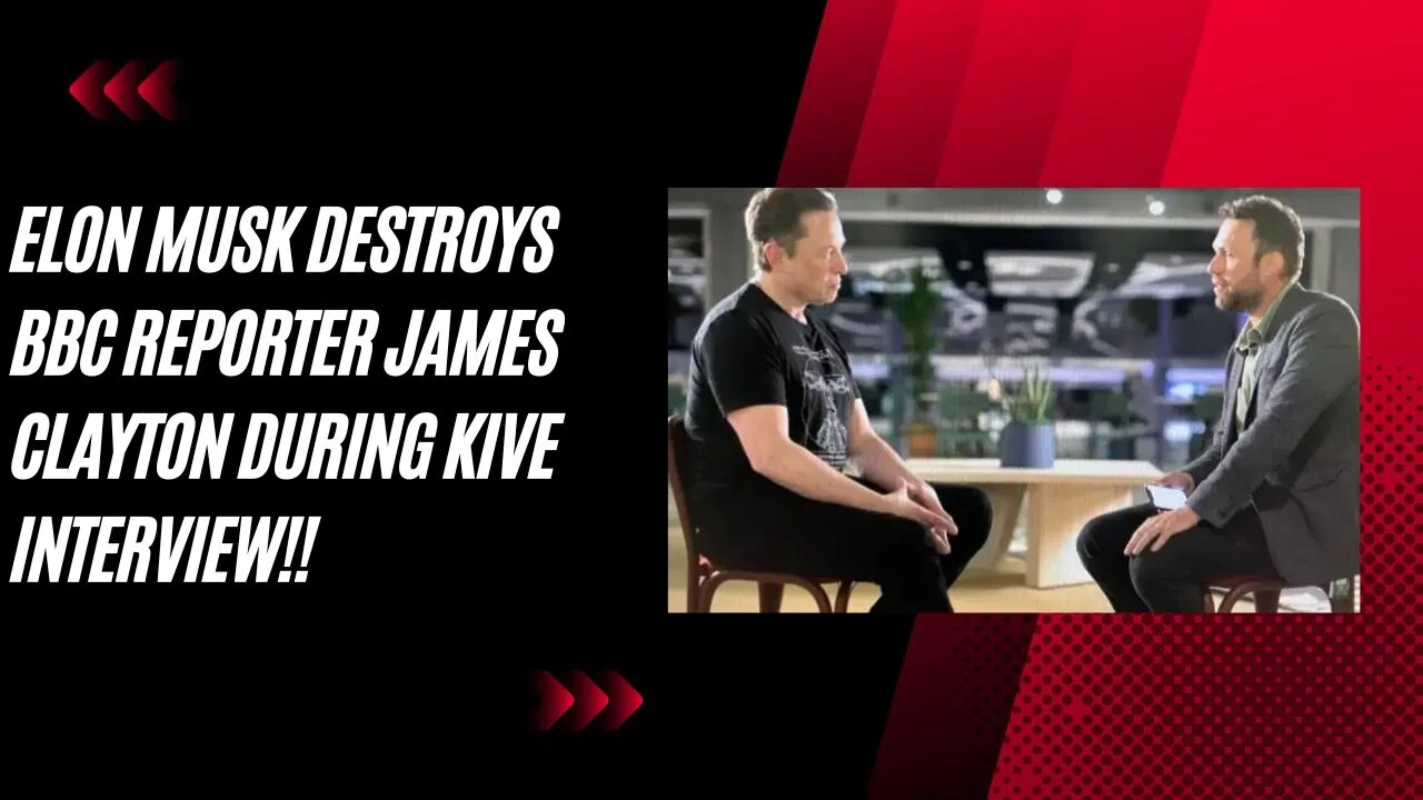 Musk SHOCKS BBC Reporter in Unbelievable Live Interview - "You Just Lied"