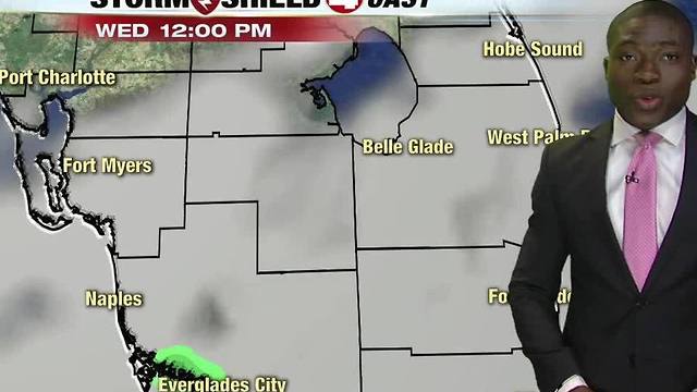 Warm, Mainly Dry Wednesday