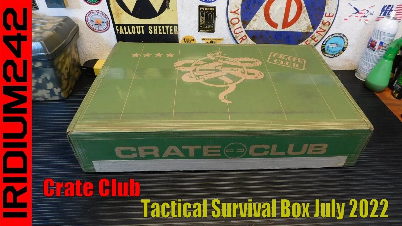 Crate Club: Tactical Survival Box July 2022