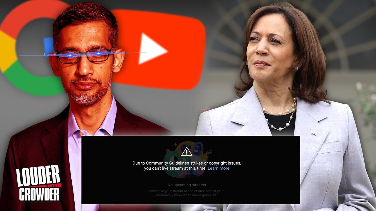 THIS IS WAR: YouTube is stealing the election in real time - 08/23/2024