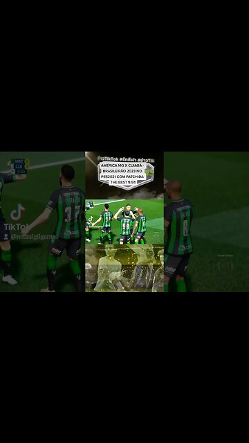 AMÉRICA MG X CUIABÁ BRASILEIRÃO 2023 QUARTA RODADA NO PES2021 COM PATCH DA THE BEST 9.9.1