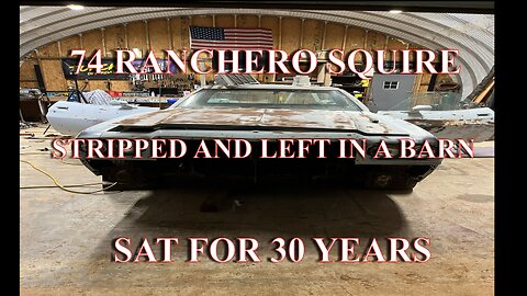 Forgotten 1974 Ranchero Off of the Road for 30 Years!! Project intro. #Ranchero #trending #abandoned