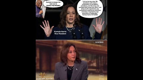 I was the LAST ONE to leave the room!!! Kamala Harris