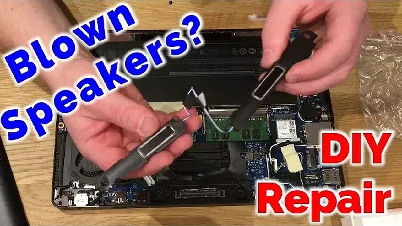 How to Replace Blown Speakers in your Dell Latitude E7270 Laptop Computer